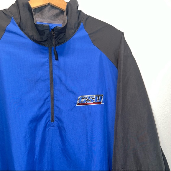 Nike Jacket Storm Fit Windbreaker Football Baseball Sz XL 1/4 Zip Georgia State - Picture 2 of 10